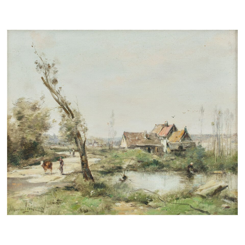 Maurice Levis (French, 1860-1940) French landscapes, a pair each 23 x 27.5cm (9 1/16 x 10 13/16i... - 7