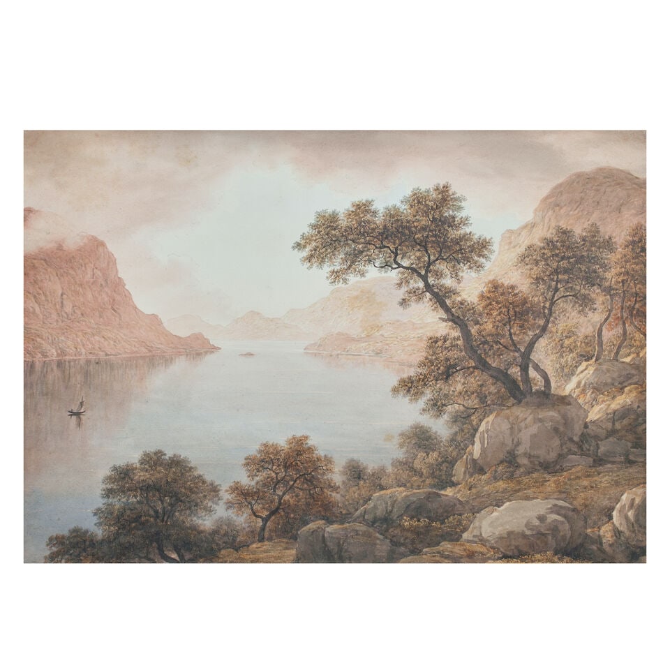 John Glover OWS (British, 1767-1849) Ullswater: John Glover OWS (British, 1767-1849) Ullswater watercolour 29 x 41.5cm (11 7/16 x 16 5/16in). Footnotes: Provenance Thomas Agnew & Son Ltd., London. Private collection, UK. For further information on