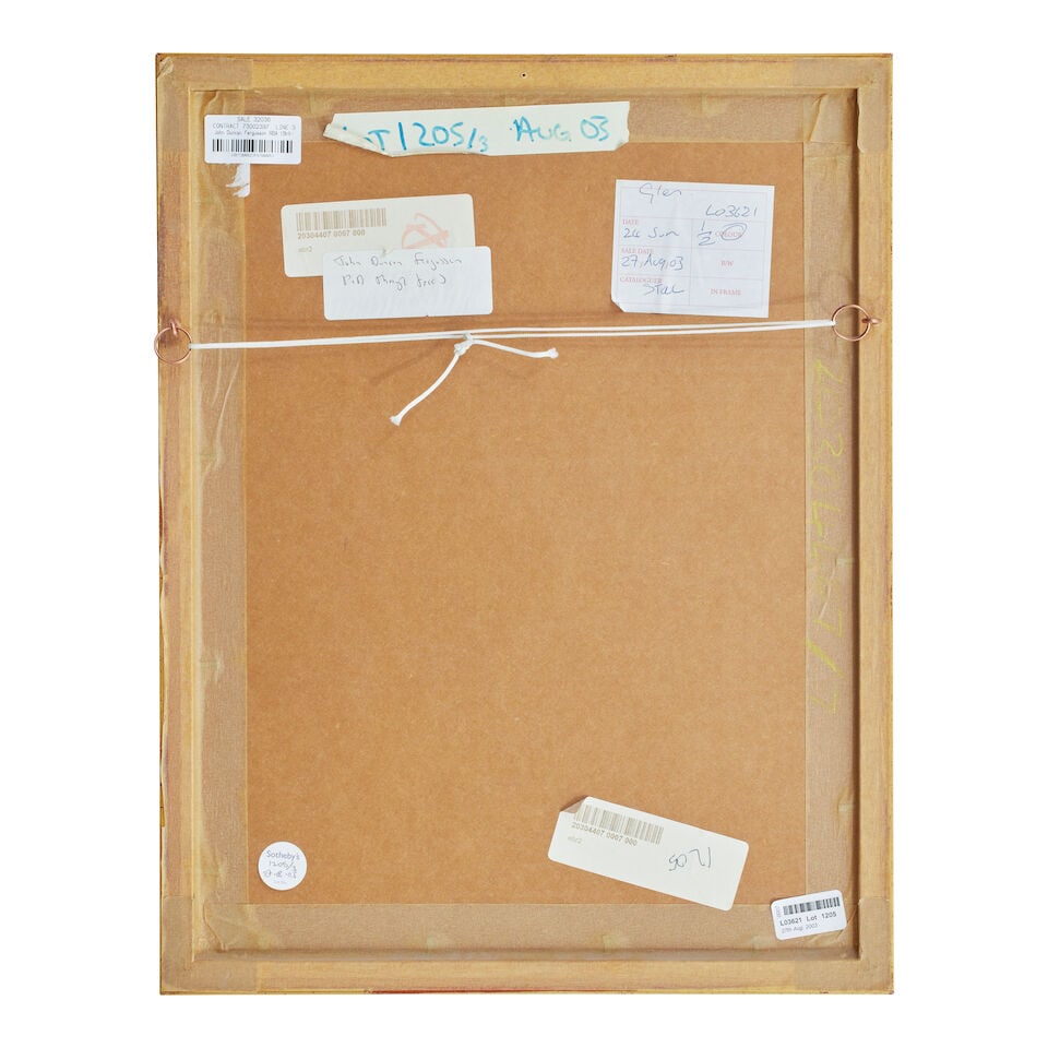 John Duncan Fergusson RBA (British, 1874-1961) The woods, believed to be St Palais - 2