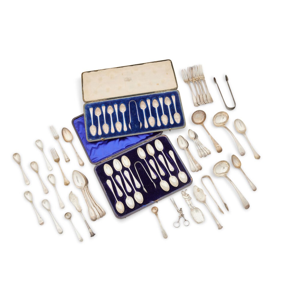 A collection of flatware various makers and dates (qty) (1 of 1)