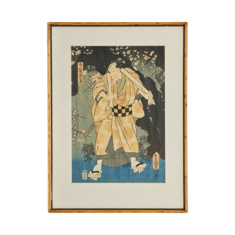 Utagawa Hiroshige Mount Utsunogama at Okabe, Edo (4) - 10