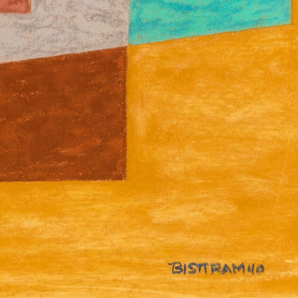 Emil James Bisttram (1895-1976) Abstraction sight 14 x 11 in. (Executed in 1940.) - 3