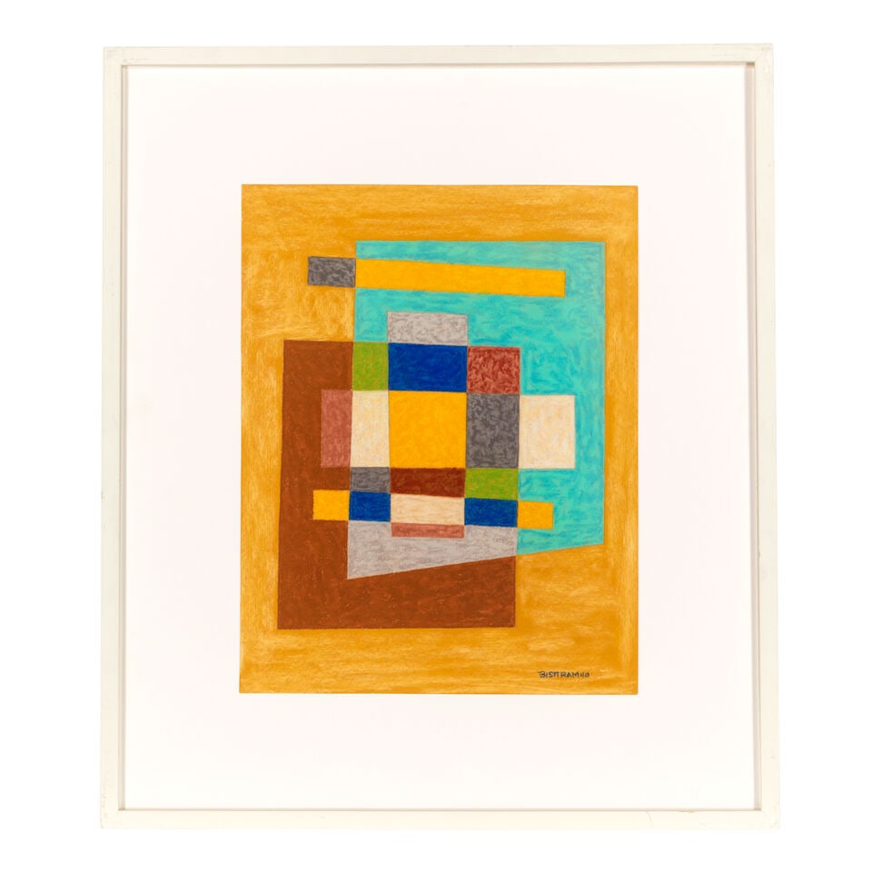 Emil James Bisttram (1895-1976) Abstraction sight 14 x 11 in. (Executed in 1940.) - 4