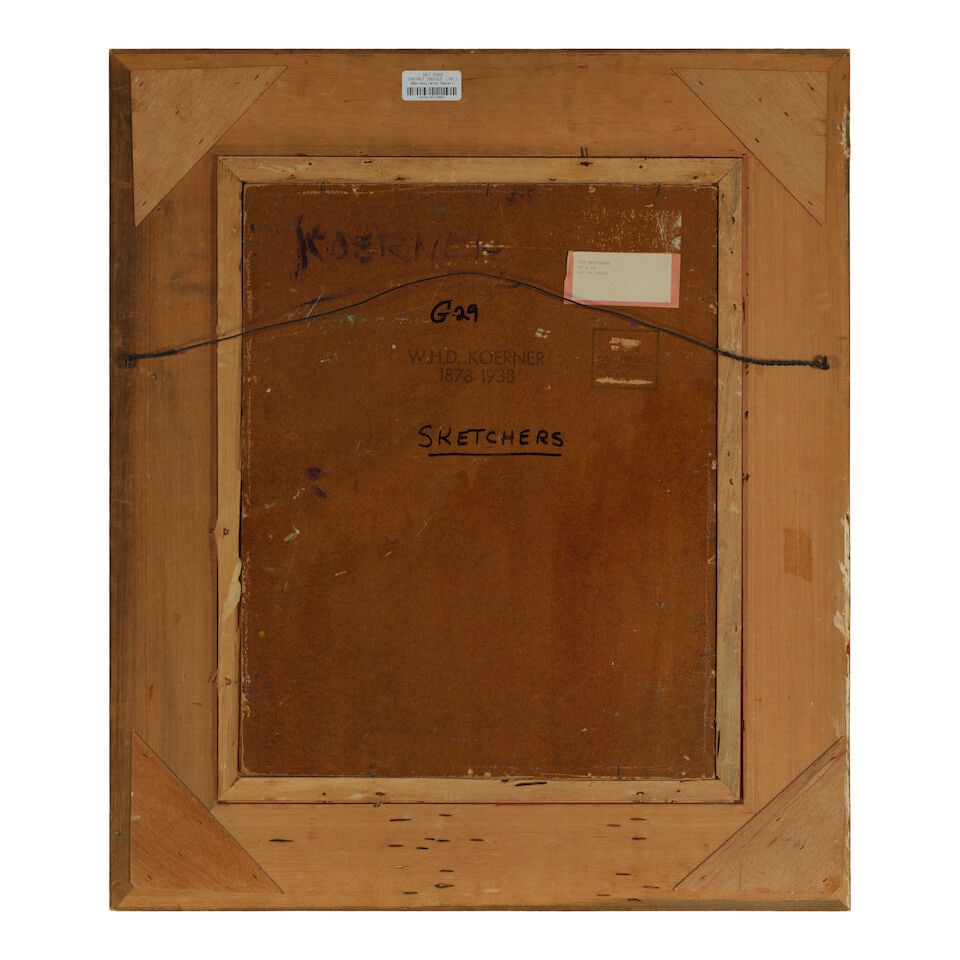 William Henry Dethlef Koerner (1878-1938) Sketchers 20 x 16 in. - 2