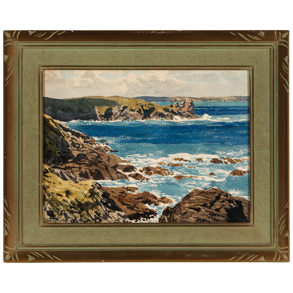 Paul Dougherty (1877-1947) Carmel sheet 12 x 16 in. - 3