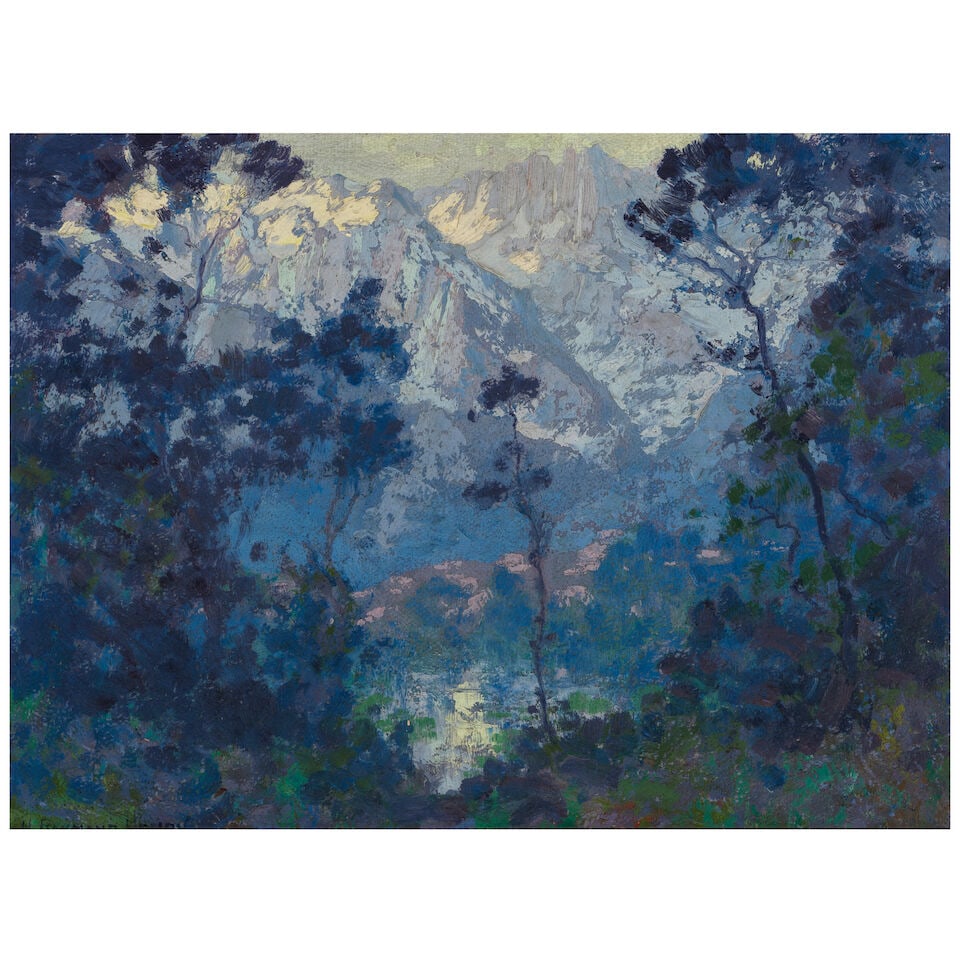 H. Raymond Henry (1882-1974) Sierra Landscape 12 x 16 in. (1 of 3)