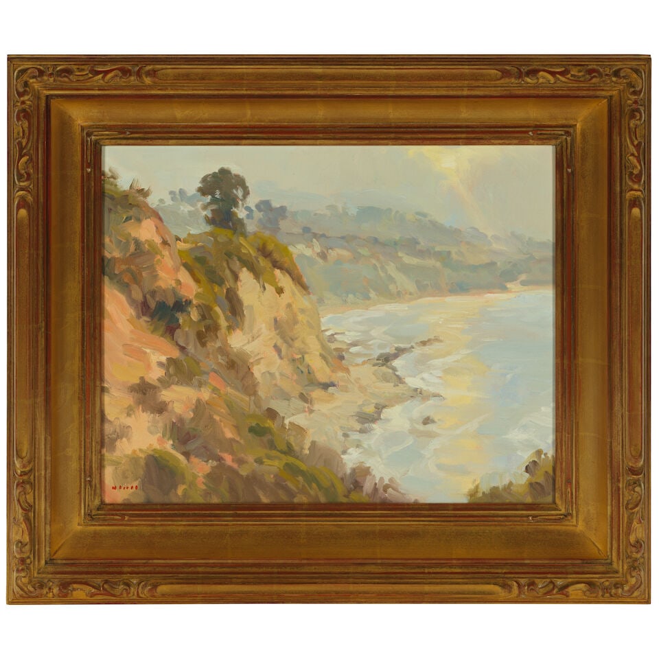 Gregory Hull (born 1950) Morning Bluffs 16 x 20 in. - 2