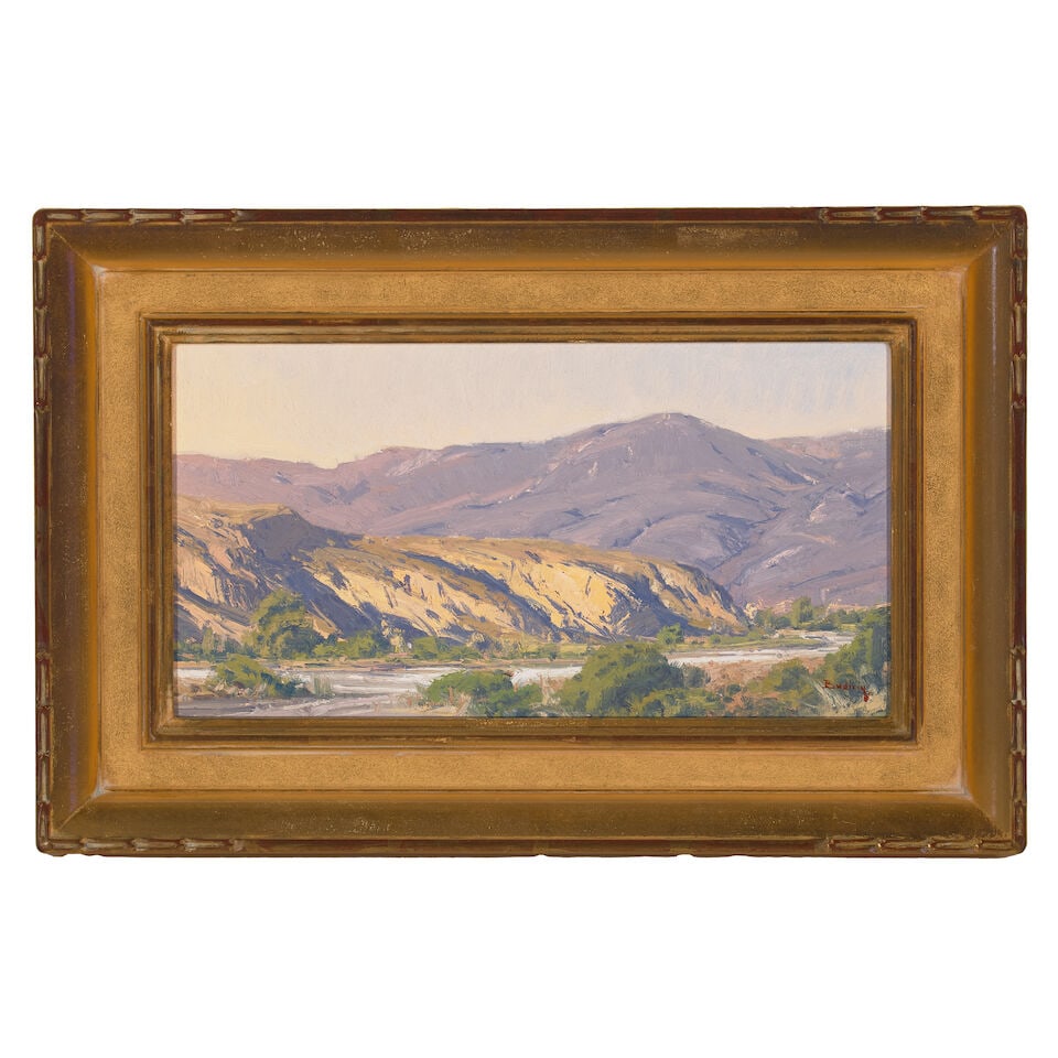 John Budicin (born 1944) From the Side of the Road (Orange County, California) 8 x 15 in. (Paint... - 2