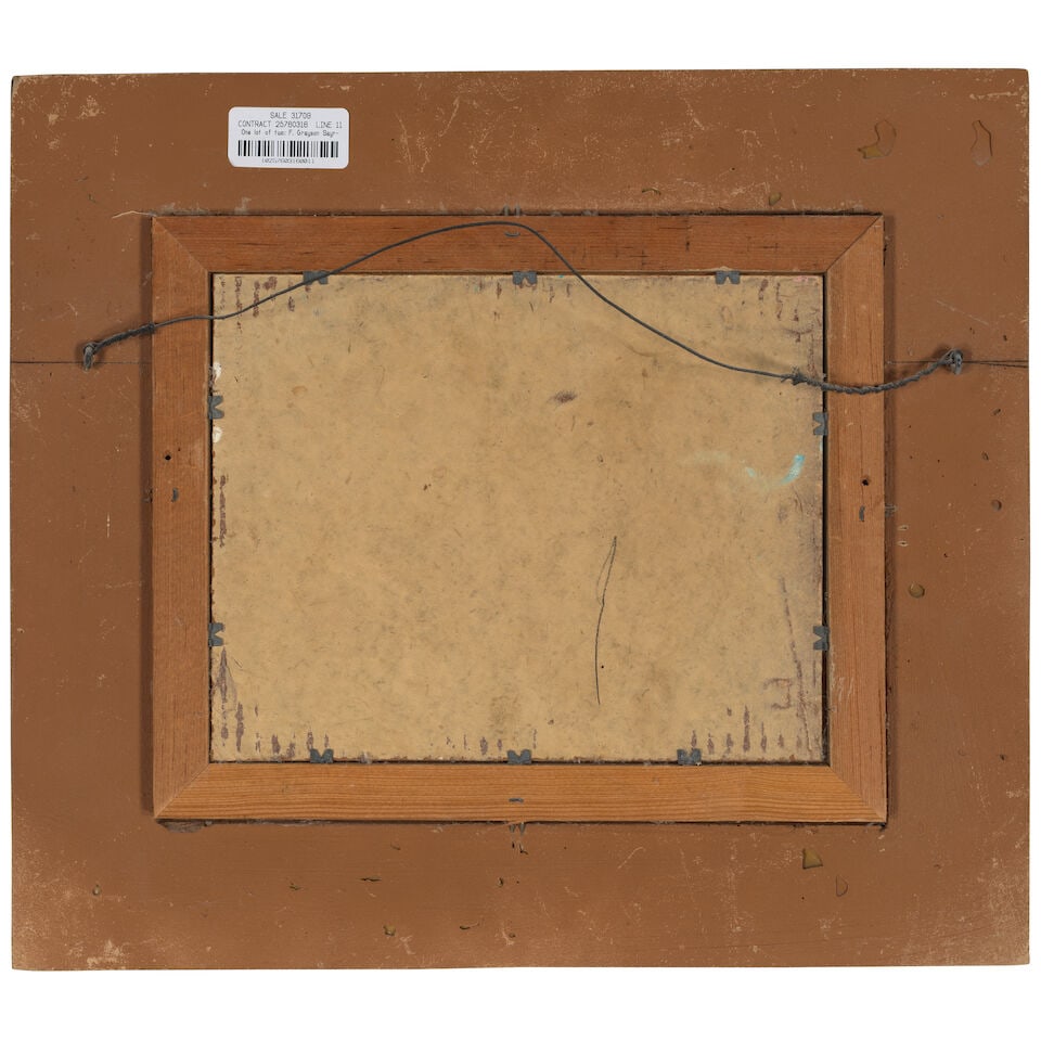 Fred Grayson Sayre (1879-1939) Palm Trees and Smoke Trees (a group of two) each 8 x 10 in. - 6