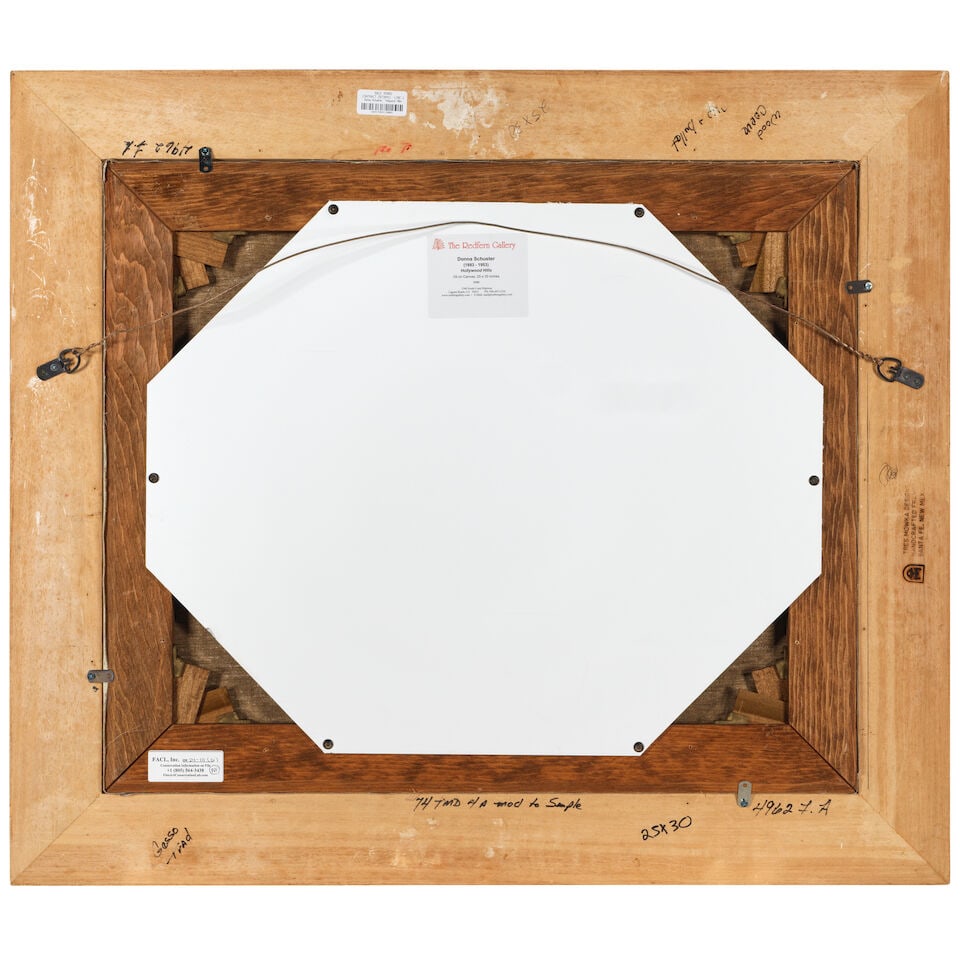 Donna Schuster (1883-1953) Hollywood Hills 25 x 30 in. - 2