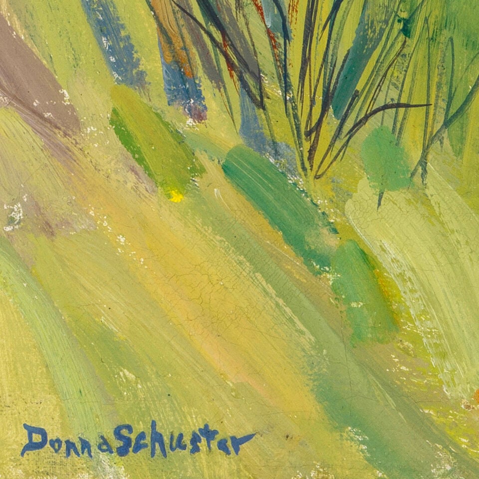 Donna Schuster (1883-1953) Hollywood Hills 25 x 30 in. - 3