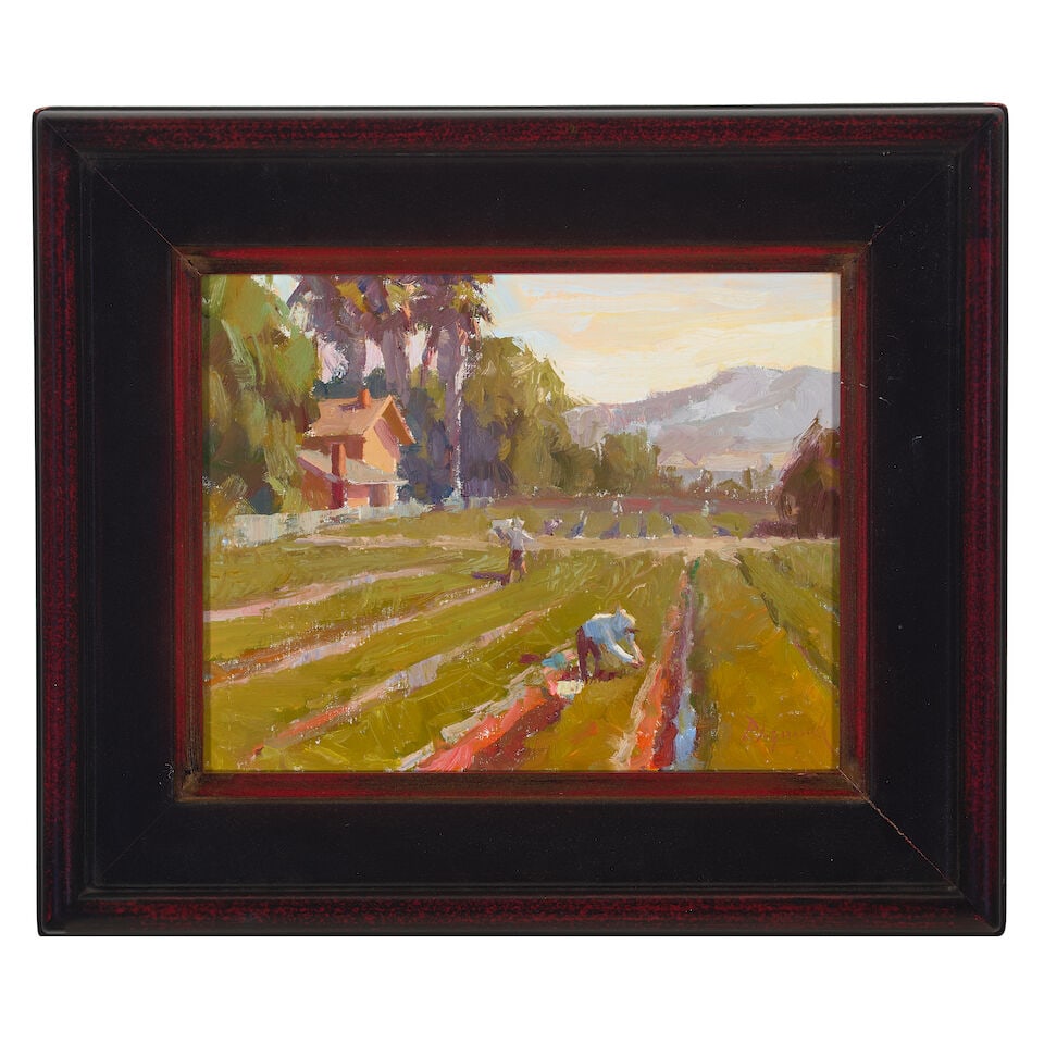 Camille Przewodek (born 1947) Strawberry Field Not Forever 11 x 14 in. - 2