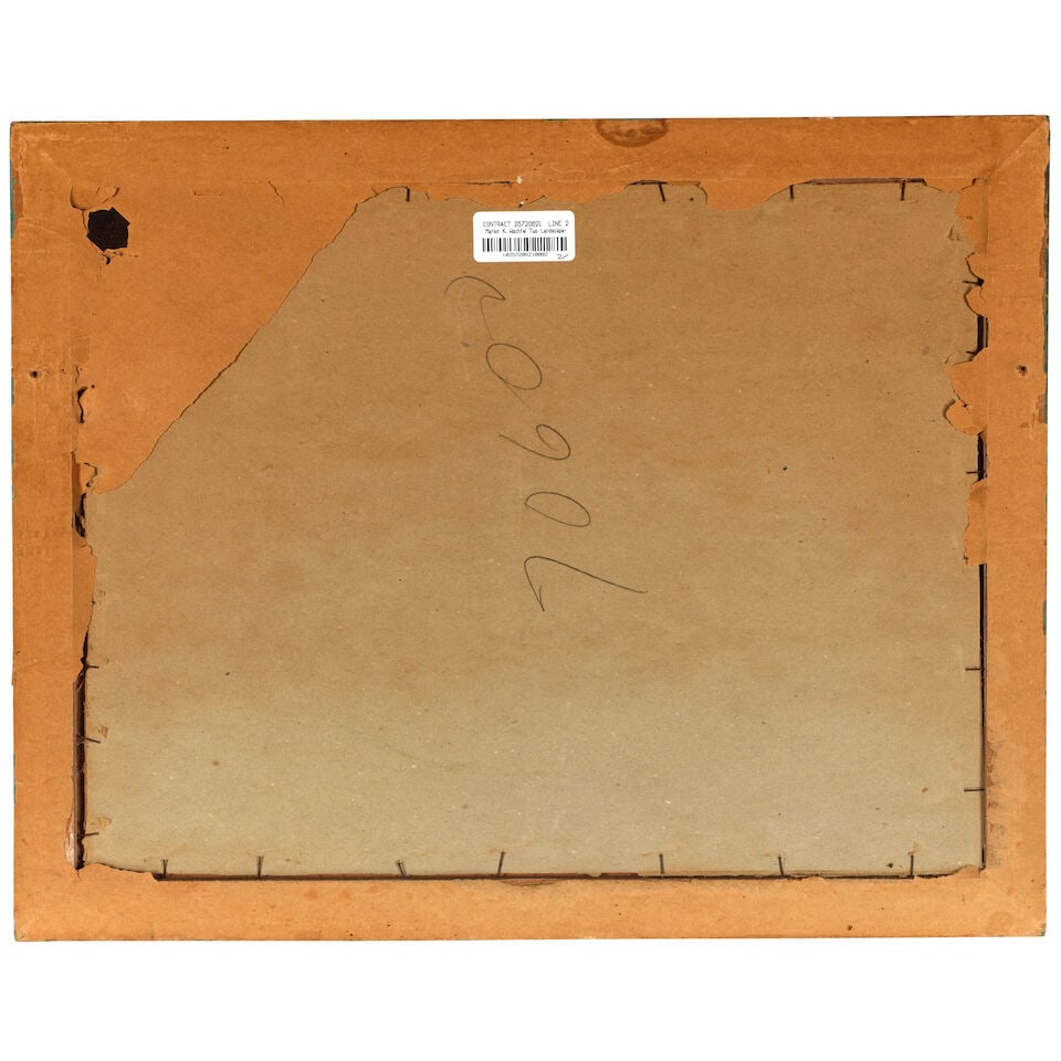 Marion K. Wachtel Two Landscape, oil on canvas, framed - 8