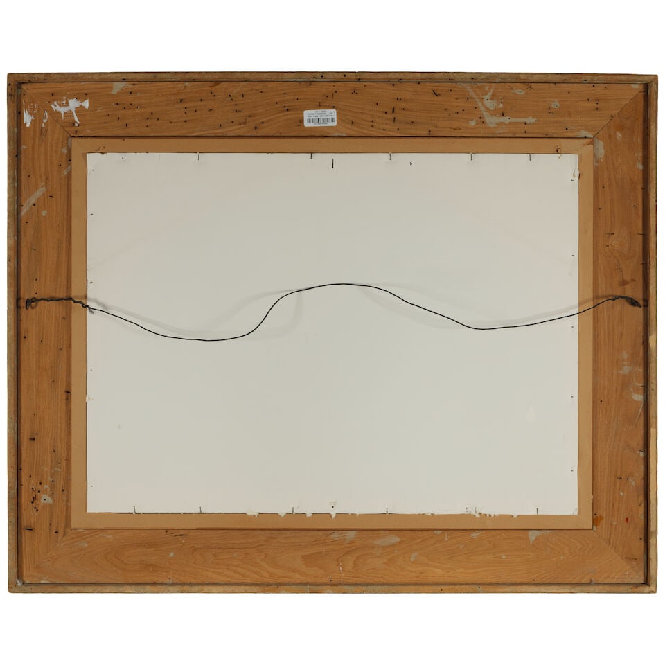 Millard Sheets (1907-1989) Harvest Scene in Nepal sight 22 x 30 in. - 2