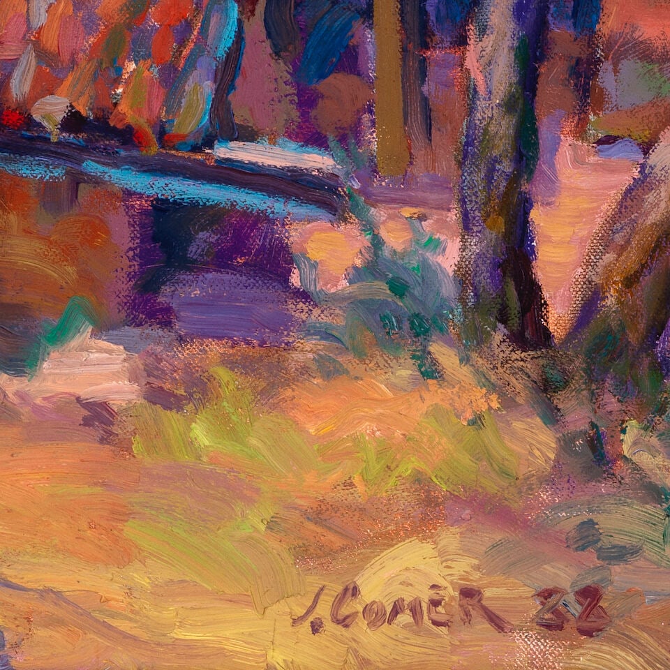 John Comer (born 1948) Terra Santa 22 x 30 in. (Painted in 1988.) - 3