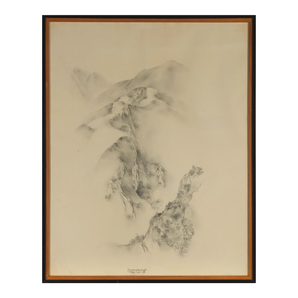 Stanton Macdonald-Wright (1890-1973) Dragon Trail II (a group of two) each sight 28 1/2 x 22 1/4... - 5