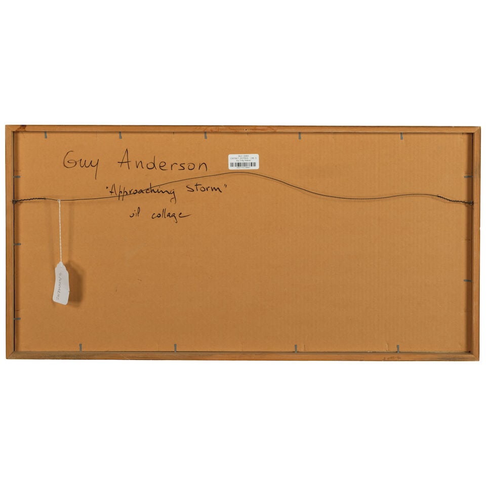 Guy Irving Anderson (1906-1998) Approaching Storm 14 1/2 x 30 in. (Painted in 1969.) - 2