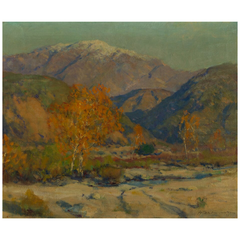 Arthur Hill Gilbert (1894-1970) Autumn Landscape 20 x 24 in. (Painted in 1925.) (1 of 3)