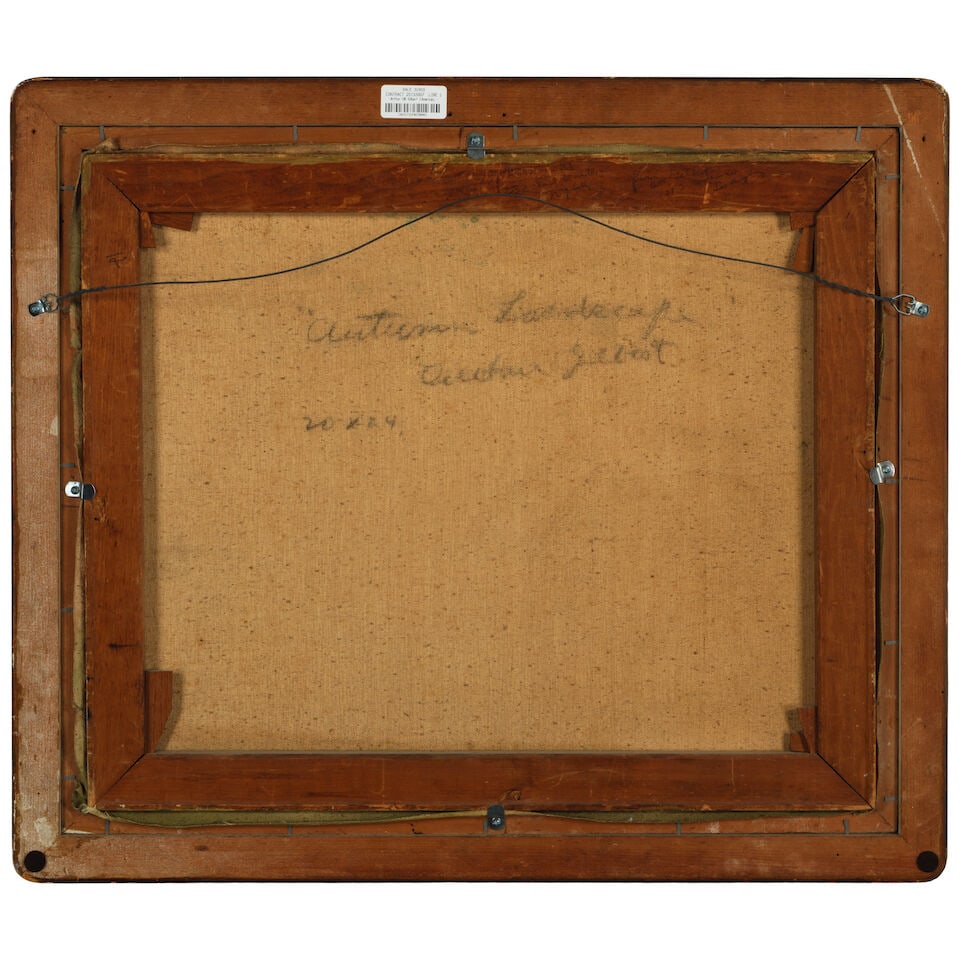 Arthur Hill Gilbert (1894-1970) Autumn Landscape 20 x 24 in. (Painted in 1925.) - 2