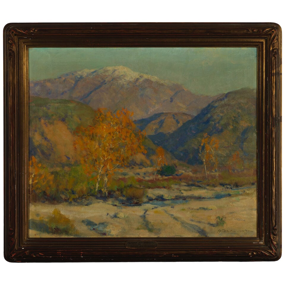 Arthur Hill Gilbert (1894-1970) Autumn Landscape 20 x 24 in. (Painted in 1925.) - 3