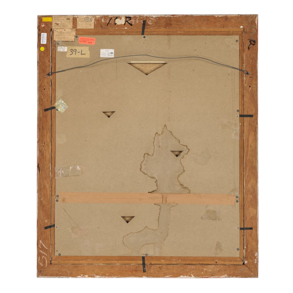 Otis Oldfield (1890-1969) White Bowl 43 x 35 in. - 2