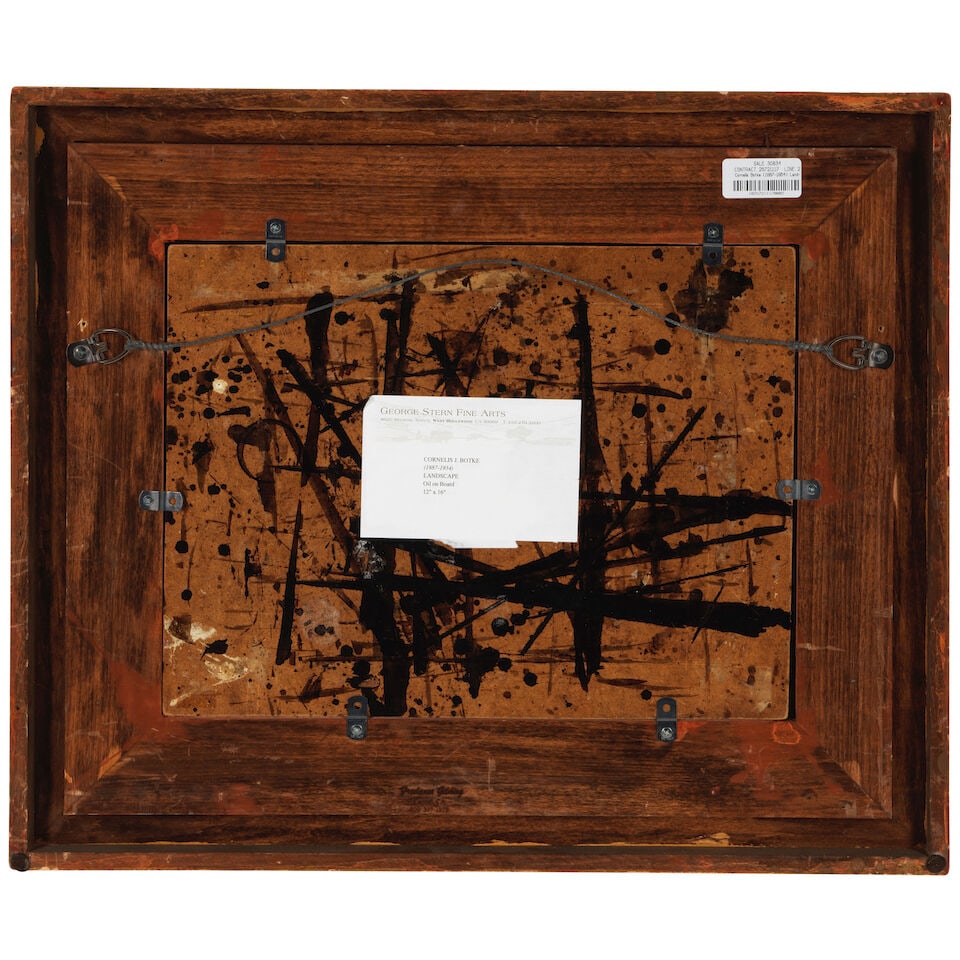Cornelis Botke (1887-1954) Landscape 12 1/8 x 16 in. - 2