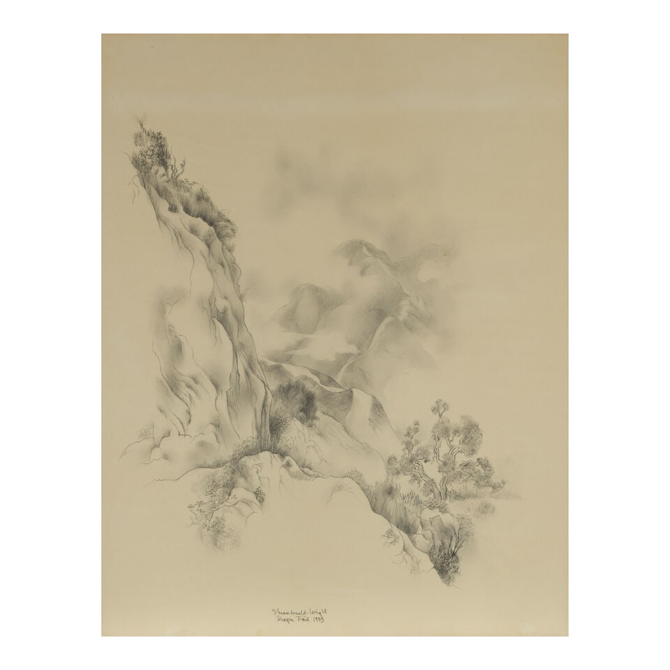 Stanton Macdonald-Wright (1890-1973) Dragon Trail I (a group of two) each sight 28 1/2 x 22 1/4 in. - 11