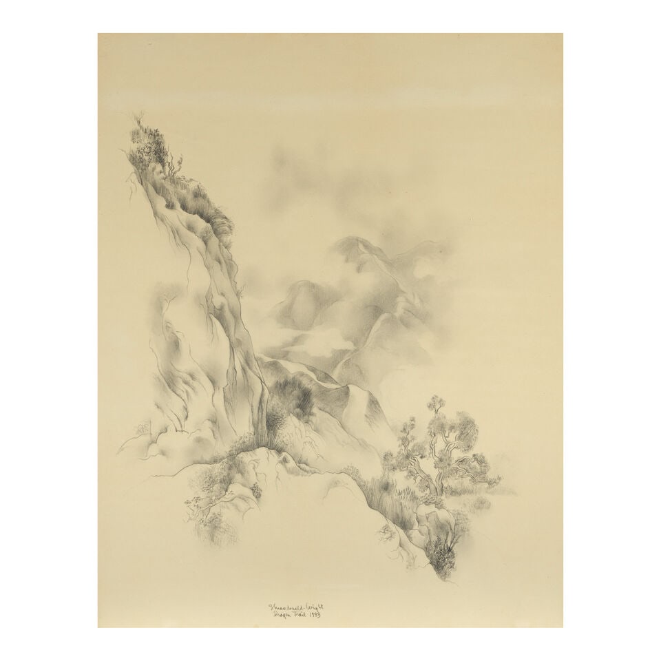 Stanton Macdonald-Wright (1890-1973) Dragon Trail I (a group of two) each sight 28 1/2 x 22 1/4 in. - 3