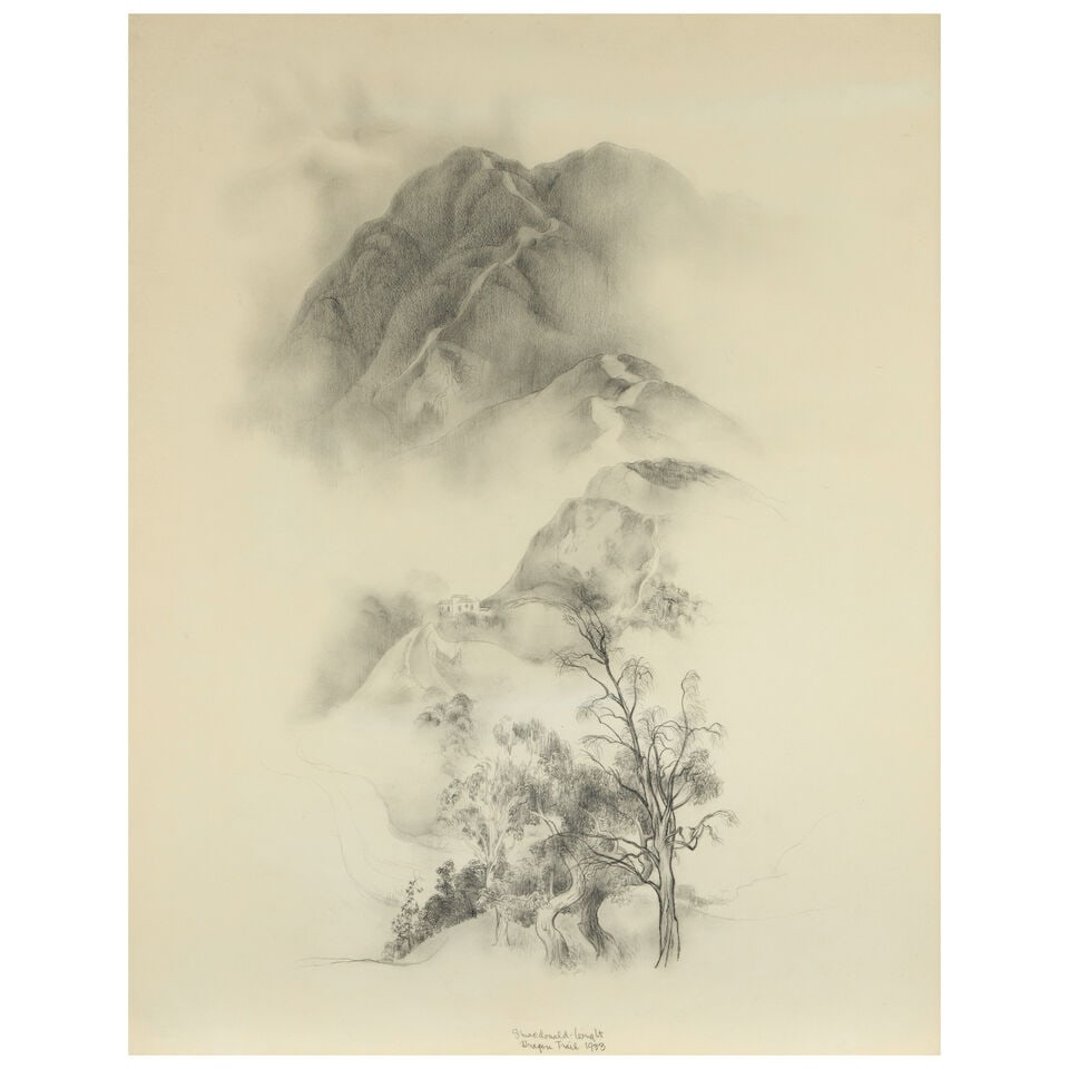 Stanton Macdonald-Wright (1890-1973) Dragon Trail I (a group of two) each sight 28 1/2 x 22 1/4 in. - 5