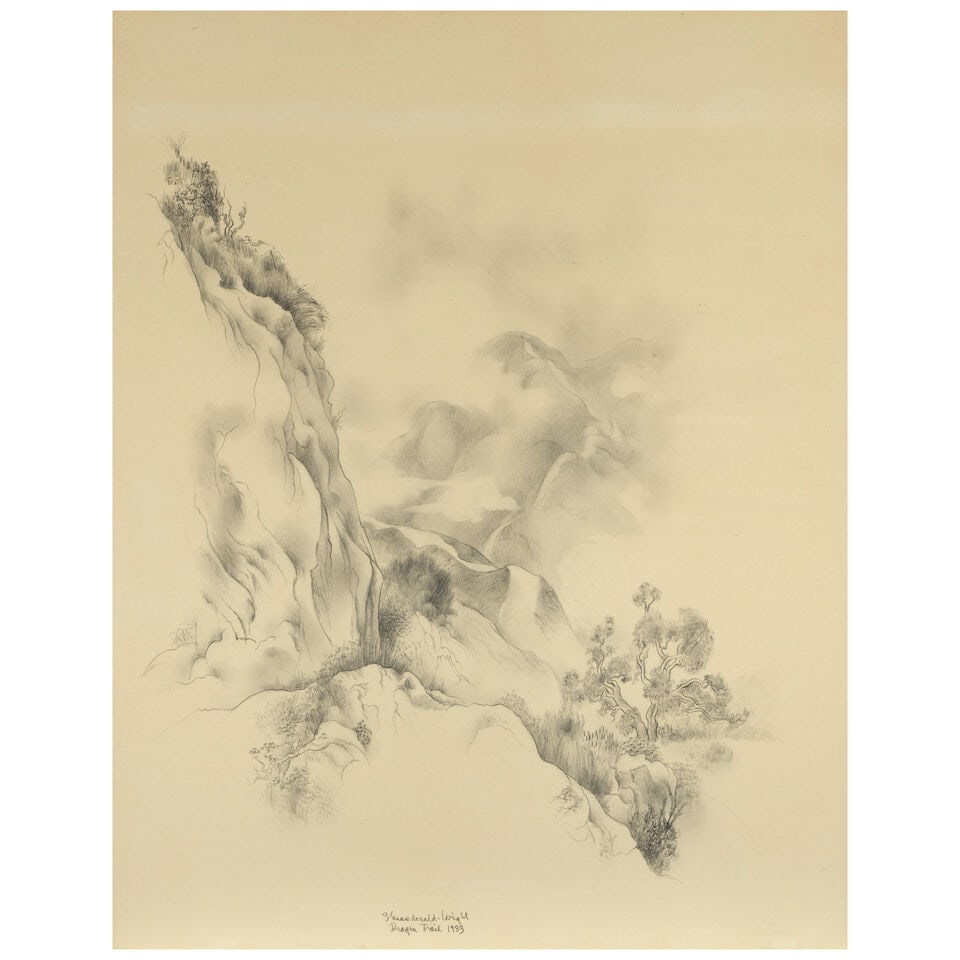 Stanton Macdonald-Wright (1890-1973) Dragon Trail I (a group of two) each sight 28 1/2 x 22 1/4 in. - 7