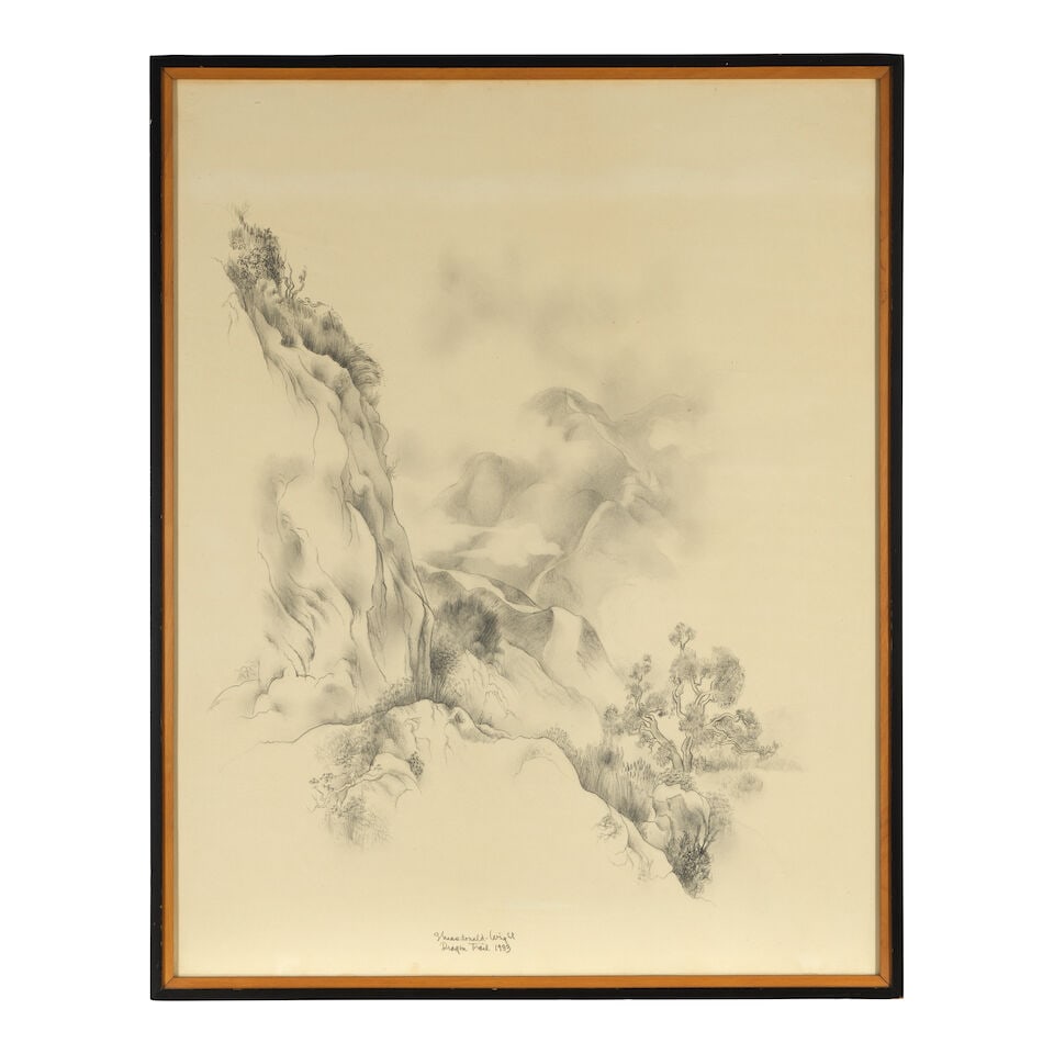 Stanton Macdonald-Wright (1890-1973) Dragon Trail I (a group of two) each sight 28 1/2 x 22 1/4 in. - 8