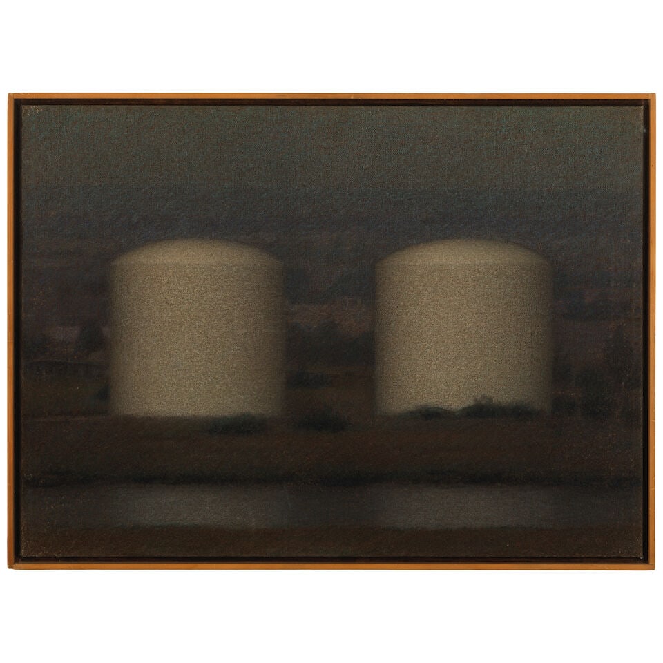 Robert Kogge (born 1953) Two Fuel Tanks 16 x 22 in. (Painted in 1994.) - 3
