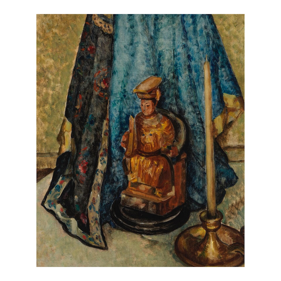 Mischa Askenazy (1888-1961) Still Life with Candle 24 x 20 in.: Mischa Askenazy (1888-1961) Still Life with Candle unsigned oil on canvas 24 x 20 in. Footnotes: Provenance Private collection, Malibu, California. For further information on this lot please visit