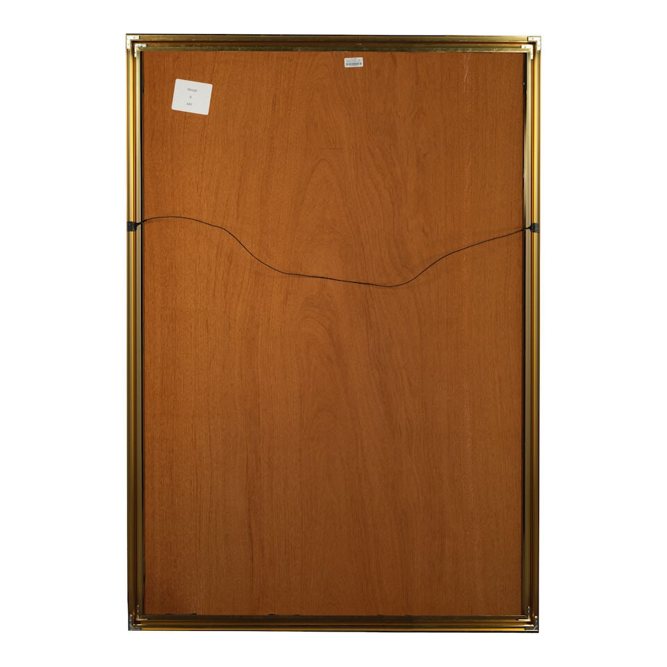 William G. Garbe (1948-1989) Untitled (Swan) sight 59 1/4 x 39 1/2 in. - 2