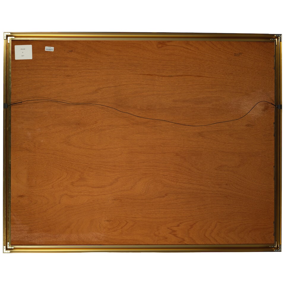 William G. Garbe (1948-1989) Untitled (Three Swans) sight 45 x 59 1/4 in. - 2