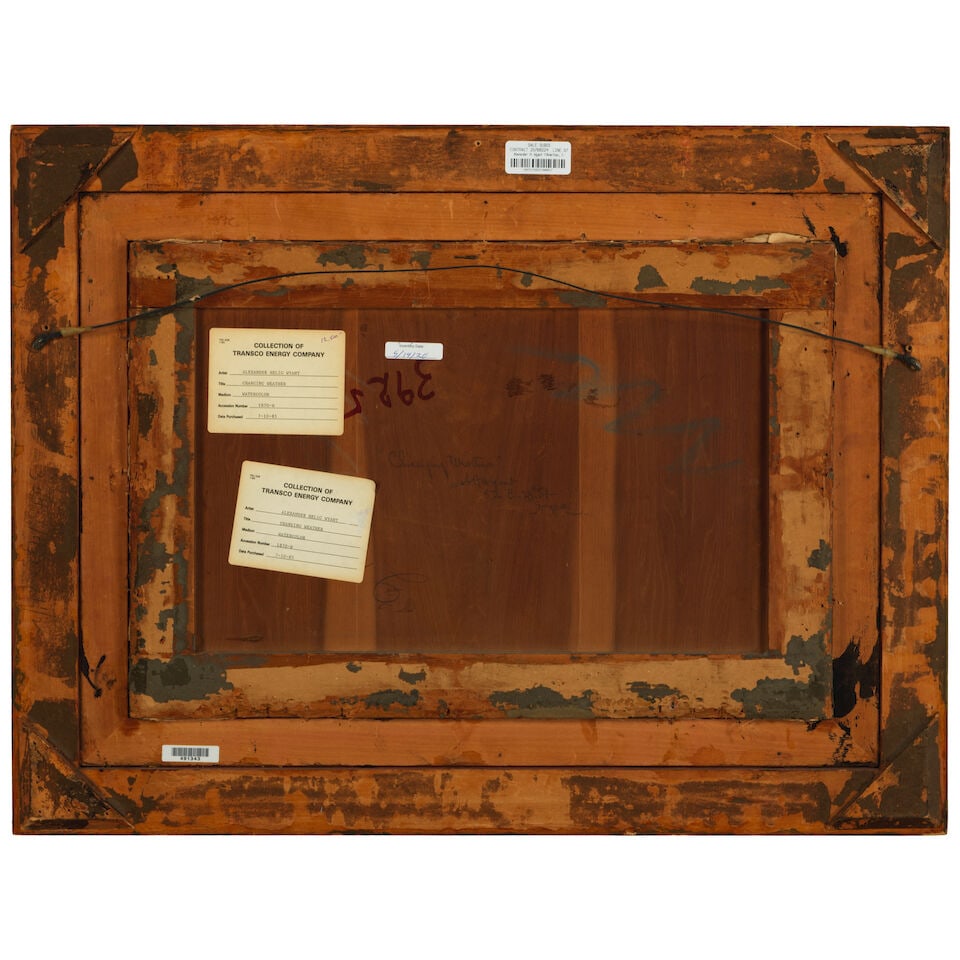 Alexander Helwig Wyant (1836-1892) Changing Weather 14 3/4 x 21 1/2 in. - 2