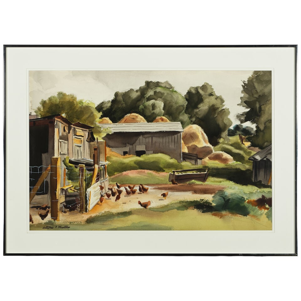 Antonio Pietro Martino (1902-1988) Dick's Farm 19 x 29 in. - 3