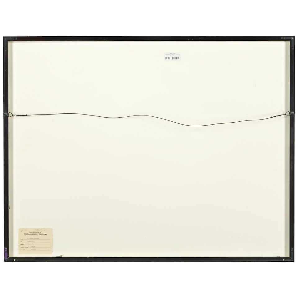 William Lester Stevens (1888-1969) Fenced In sight 21 x 29 in. - 3