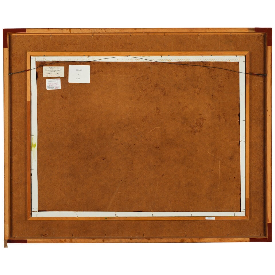 Len Chmiel (born 1942) Spring Creek with Crane 30 x 40 in. - 3