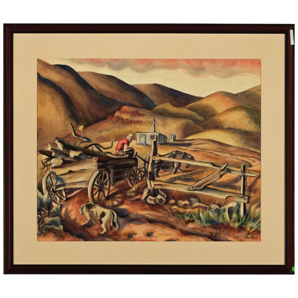 Lois Mabel Head (born 1906) Earth Toll sight 21 1/2 x 26 1/2 in. (Executed in 1937.) - 2