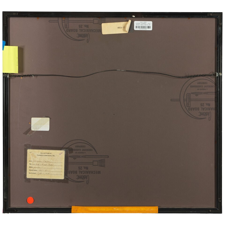 Norman E. Baxter (1919-1998) Oil Rig (West Texas) sight 16 x 18 in. - 2