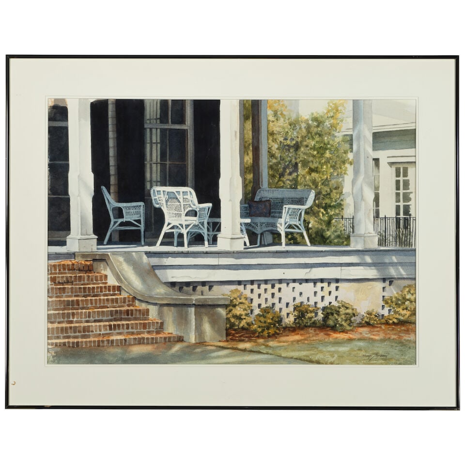 Sonya Terpening (born 1953) Summer Afternoons sight 19 3/4 x 27 1/2 in. - 2