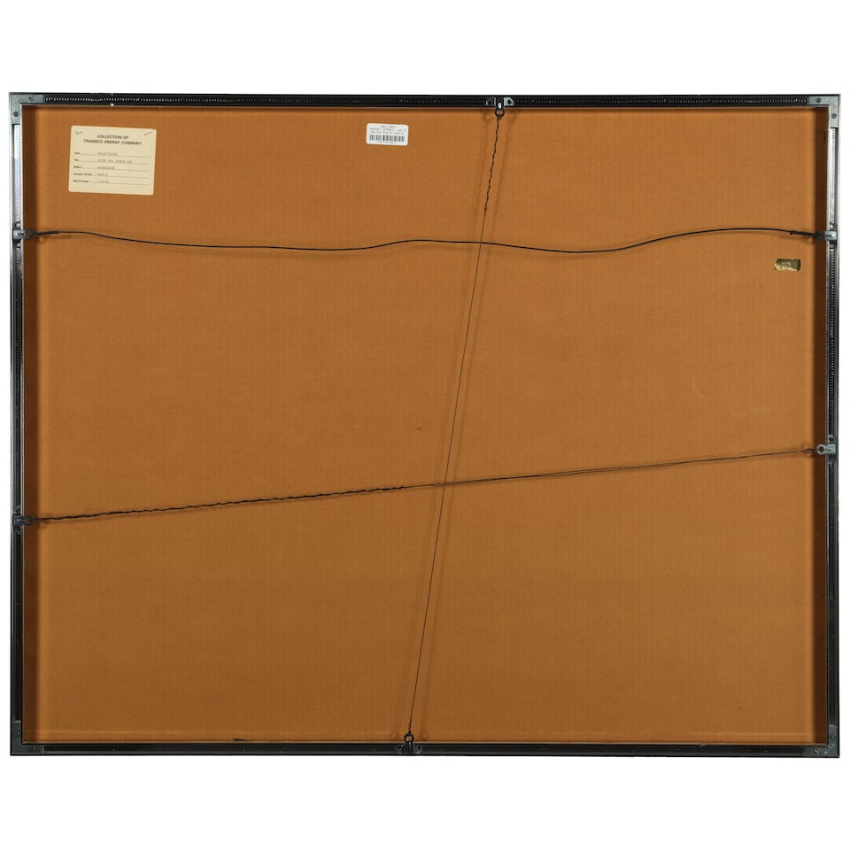 Malou Flato (born 1953) Study for Ingram Dam sight 21 1/4 x 29 1/4 in. - 2