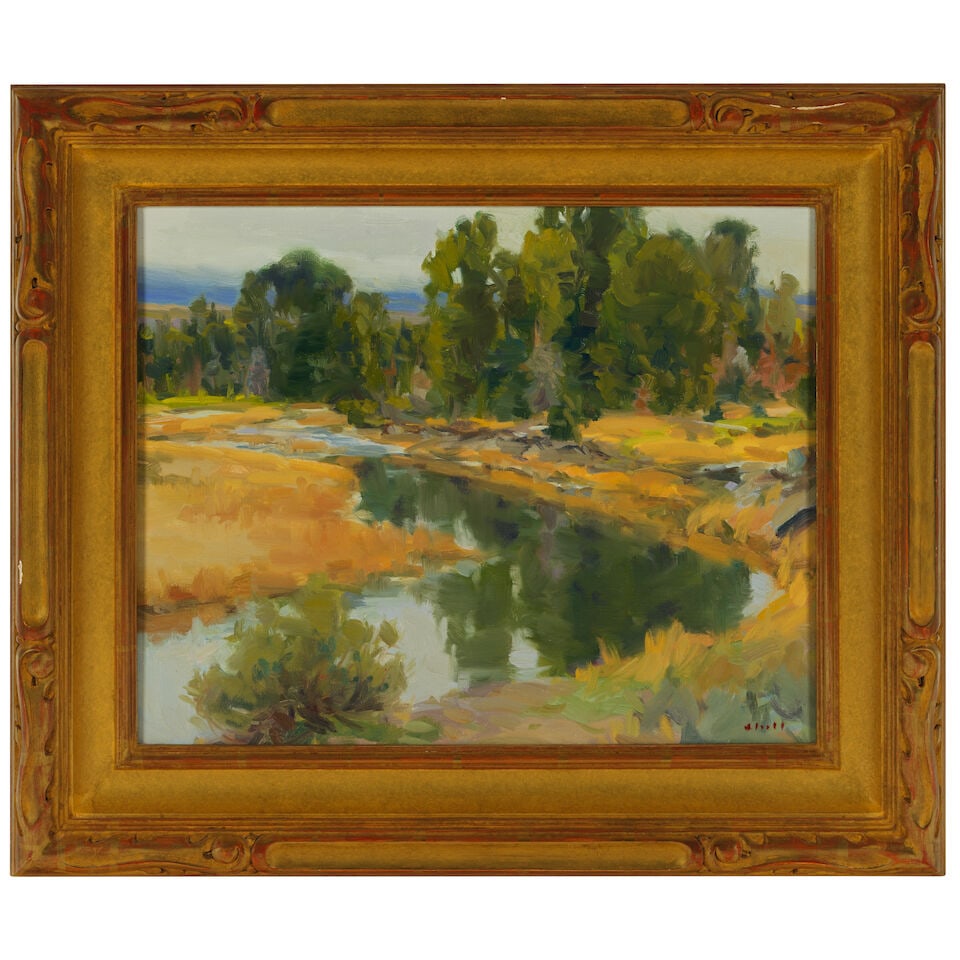 Gregory Hull (born 1950) Low Clouds Snake River 16 x 20 in. - 2