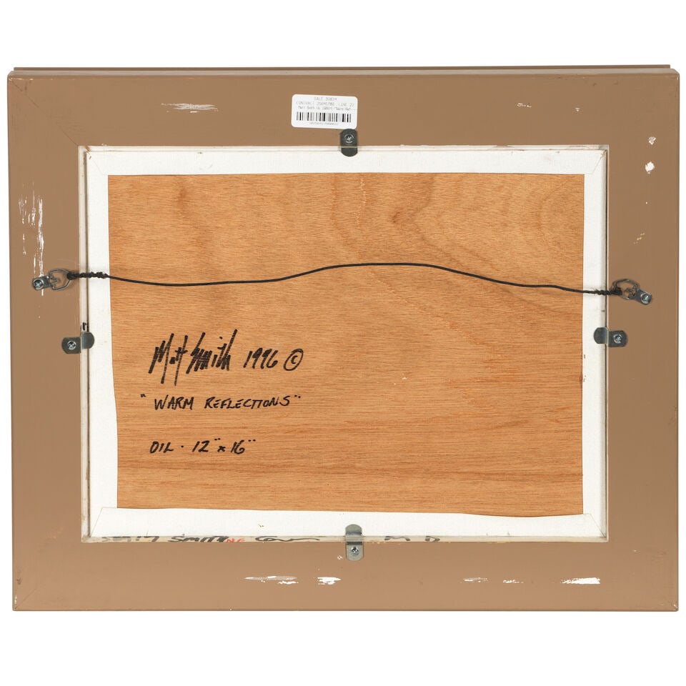 Matt Smith (born 1960) Warm Reflections 12 x 16 in. (Painted in 1996.) - 3