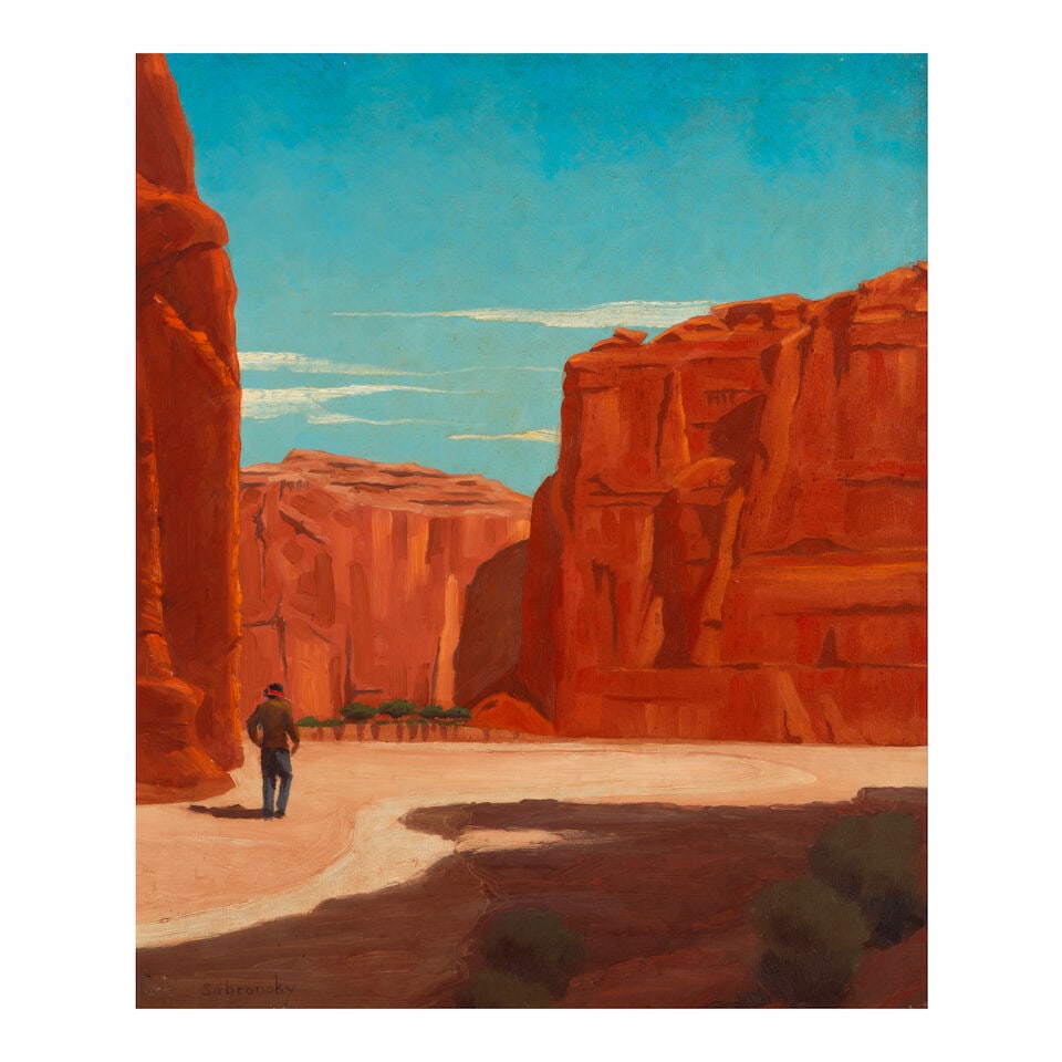 Martin Sabransky (1895-1986) Canyon de Chelly 24 x 20 1/4 in. (1 of 3)