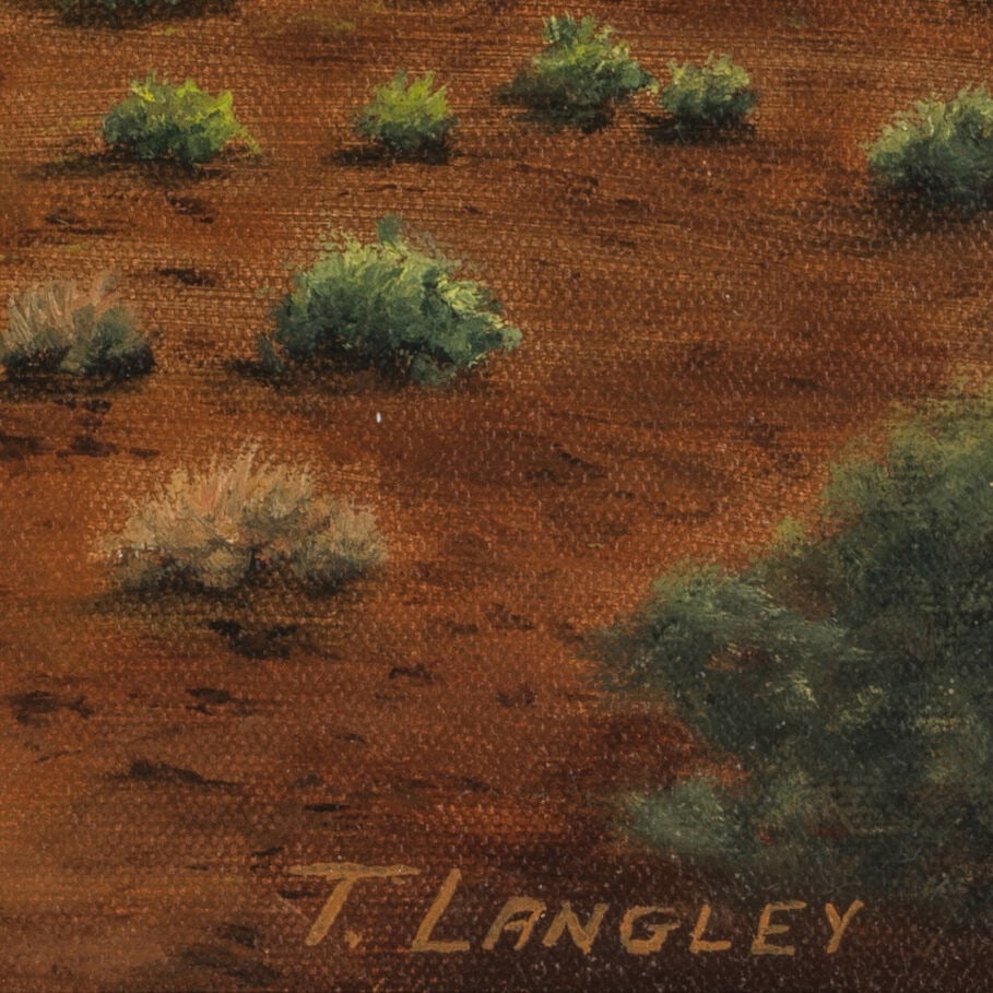 Todd Langley (20th/21st Century) Desert Landscape 14 x 18 in. - 3