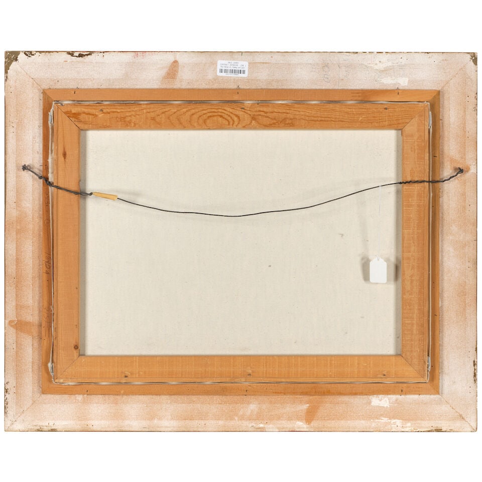 Paul Abram Jr. (1933-2005) The Bear Attack 18 x 24 in. - 2