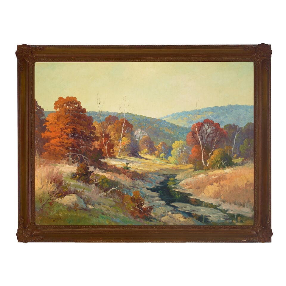 Robert William Wood (1889-1979) Texas Autumn 30 x 40 in. - 2