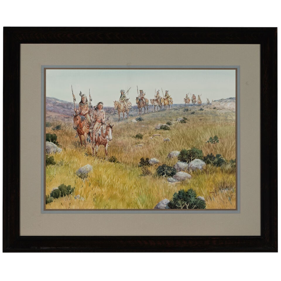 Robert Pummill (born 1936) Dining at the Club and Lost Trail (group of two) first 15 1/4 x 21 1/... - 4